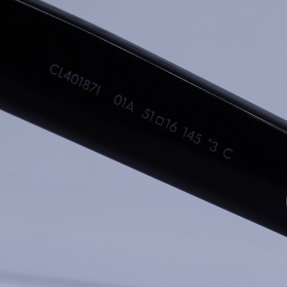 Celine CL40187I 01A Cat Eye Sunglasses - Black/Grey - Picture 9 of 12